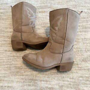 Old Navy Tan Suede Kids Boots